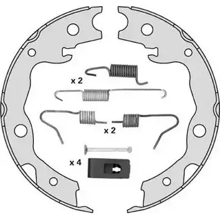 Тормозные колодки ручника, комплект MGA 1221762807 GD897P0 M890R X C076 изображение 0