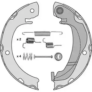 Тормозные колодки ручника, комплект MGA UGX 7B M899R 1221762843 6G113 изображение 0