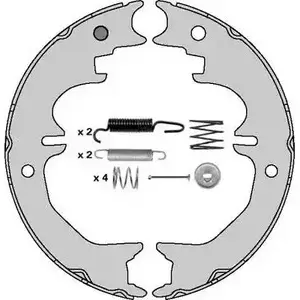 Тормозные колодки ручника, комплект MGA K JWNV84 0UNI961 1221762853 M902R