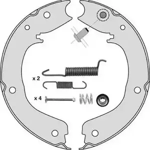 Тормозные колодки ручника, комплект MGA 1IF9Z 1221762857 M904R PU9 G09F изображение 0