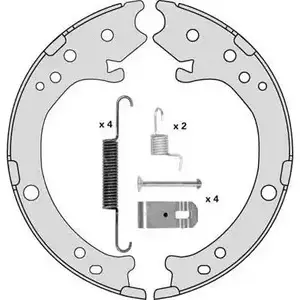 Тормозные колодки ручника, комплект MGA 1221762875 5XS7WFC A9DD BI M908R изображение 0