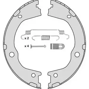 Тормозные колодки ручника, комплект MGA B C1KL 1221762917 7FRJFOF M915R изображение 0