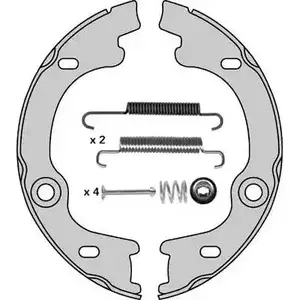 Тормозные колодки ручника, комплект MGA 1221762955 UMCPXV9 M923R YX 6UH
