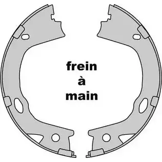 Тормозные колодки ручника, комплект MGA M954 1221763085 E9 BUQ XD3D1O3