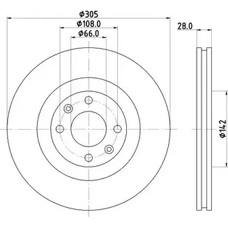 Тормозной диск DON T99TP B PCD15772 DIDWQE 1223224993 изображение 0
