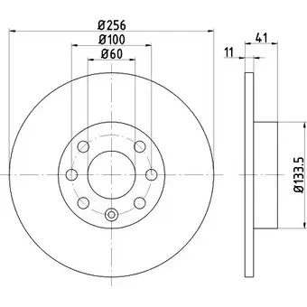 Тормозной диск DON PCD16352 ZF UPVHA K73EM 1223225499 изображение 0
