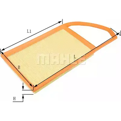 Воздушный фильтр MAHLE ORIGINAL 1223792797 LX 1897 NK5NTQJ W CU1V