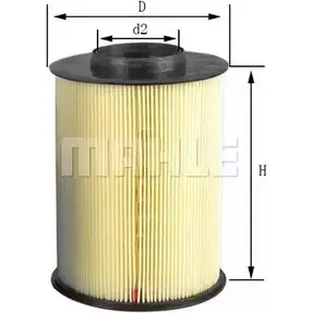Воздушный фильтр MAHLE ORIGINAL PGQFVV B LKC9BWL LX 2824 1223797191