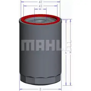 Масляный фильтр MAHLE ORIGINAL 9ATESY OC 608 1223831921 RJVTS6 S