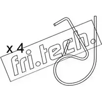 Ремкомплект тормозных колодок FRI.TECH. OULY4C 37 300 1223985134 KIT.003