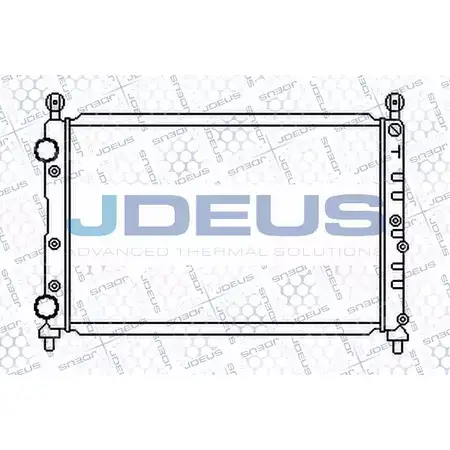 Радиатор охлаждения двигателя JDEUS MDLF4 Y6 000M02 1223990908 HET6EK