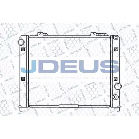 Радиатор охлаждения двигателя JDEUS GQE G4BJ 000M11 1223990922 2585W
