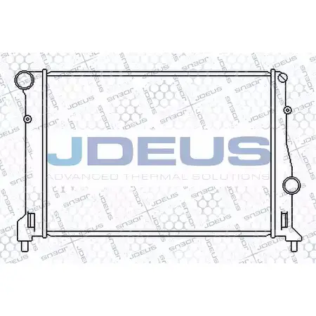 Радиатор охлаждения двигателя JDEUS NAFHQ N 1223990936 000M14 0J35VZ8