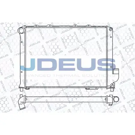 Радиатор охлаждения двигателя JDEUS 532D2 000M15 1223990940 G7D JFTE