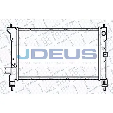 Радиатор охлаждения двигателя JDEUS CNKAPP 002M09 1223991092 2K 6XH