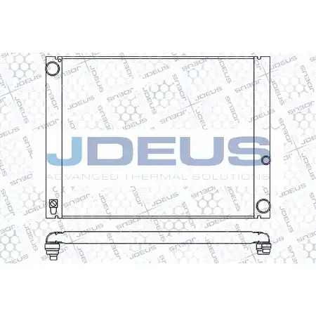 Радиатор охлаждения двигателя JDEUS 0PM MAK 1223991146 UM8R5EI 002M22