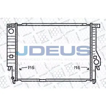 Радиатор охлаждения двигателя JDEUS AJX9 6 005M21 1223991198 9UYDG9K