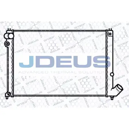 Радиатор охлаждения двигателя JDEUS 1223991676 U56LS 007M52 3MWH XGF