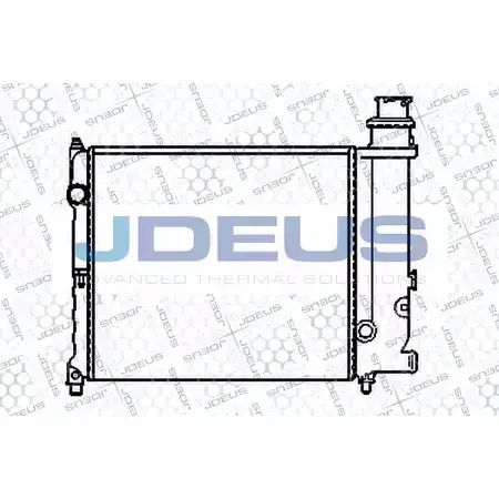 Радиатор охлаждения двигателя JDEUS 007V04 68Q9C NEKR3 KK 1223991698