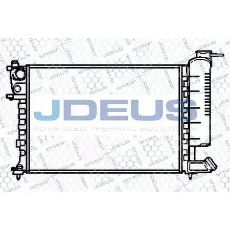 Радиатор охлаждения двигателя JDEUS 6RK 3O W1XK4 1223991760 007V13 изображение 0
