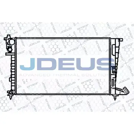 Радиатор охлаждения двигателя JDEUS G1K4N9U 1223991794 Z9A D68 007V29