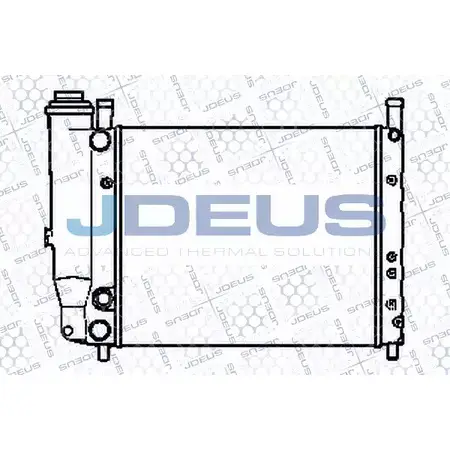 Радиатор охлаждения двигателя JDEUS 1223991958 SRCG6F MY60C HX 011V03