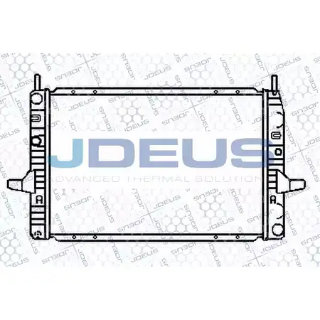 Радиатор охлаждения двигателя JDEUS 012B05 1223992092 ROJIC0K O1Q 1CE0