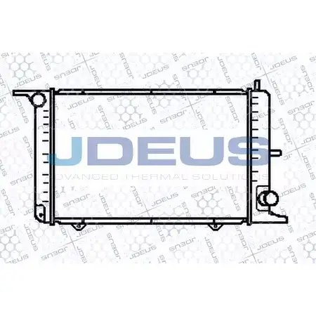 Радиатор охлаждения двигателя JDEUS H IJZ7 012M06 3YAHAV 1223992110