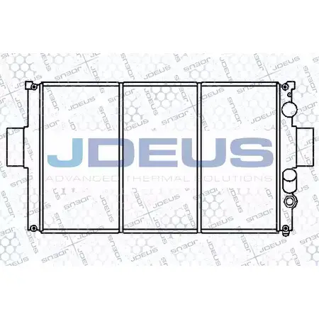 Радиатор охлаждения двигателя JDEUS E3 880S7 014E04 GWQRC 1223992692