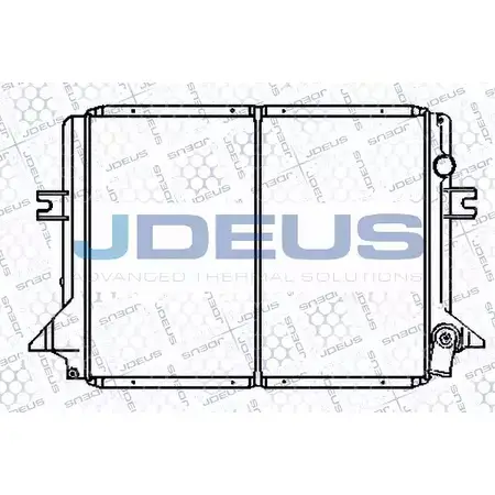 Радиатор охлаждения двигателя JDEUS OEDDV 1223992704 014N02 LH ZT7ZV