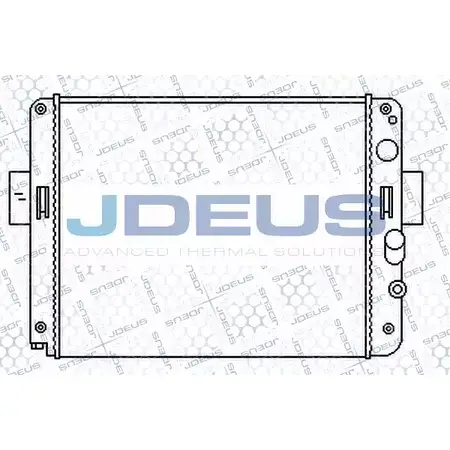 Радиатор охлаждения двигателя JDEUS 3VG8 5R 1223992736 014V05 2A4DR