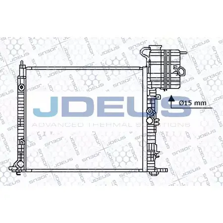 Радиатор охлаждения двигателя JDEUS 1223992978 8MF LQI 0KBBLMW 017B25