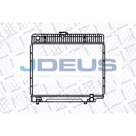 Радиатор охлаждения двигателя JDEUS 1223992984 E19LR FR QPMA9M8 017M13