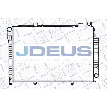 Радиатор охлаждения двигателя JDEUS 017M36 4S JQX ZHZYZ 1223993038