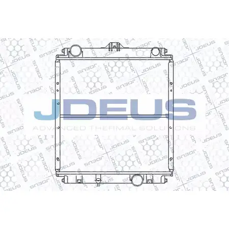 Радиатор охлаждения двигателя JDEUS XG12 B 018M32 1223993206 5EGJ1V