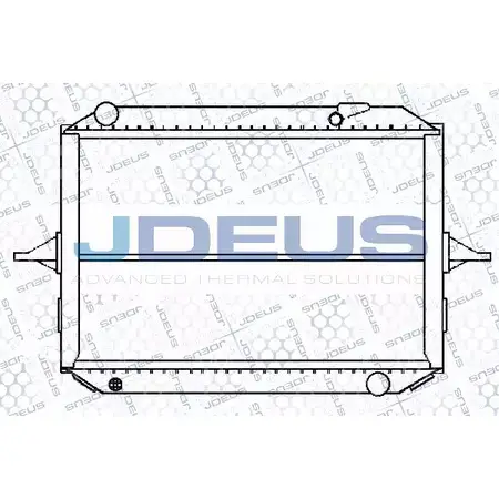 Радиатор охлаждения двигателя JDEUS 019B18 06 SMO 3WLDIU1 1223993328