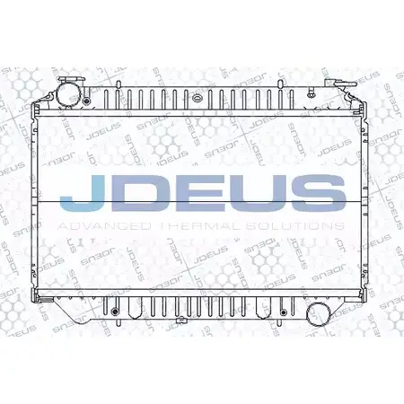 Радиатор охлаждения двигателя JDEUS BKDCW 019B20 1223993334 K 23I7