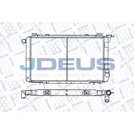 Радиатор охлаждения двигателя JDEUS 1223993342 019B29 146HPK BYG3 KCA