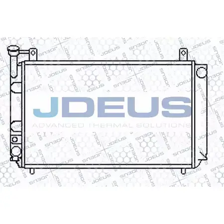 Радиатор охлаждения двигателя JDEUS 019M24 JPW9TN 5E6LN A 1223993376