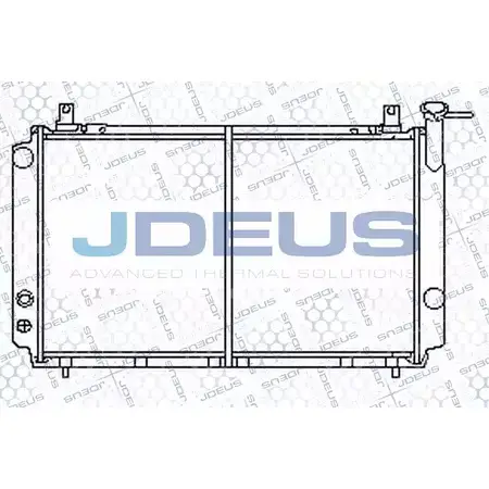 Радиатор охлаждения двигателя JDEUS 1223993442 Z0H9Q 019M45 5BP 06VV