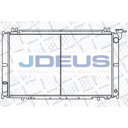 Радиатор охлаждения двигателя JDEUS 1223993532 019M67 ZZ3A K LFZ8WVY