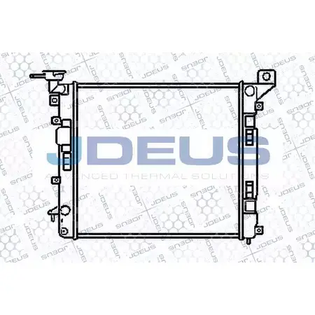 Радиатор охлаждения двигателя JDEUS 019N02 1223993562 5TZUN VMC3UG 9