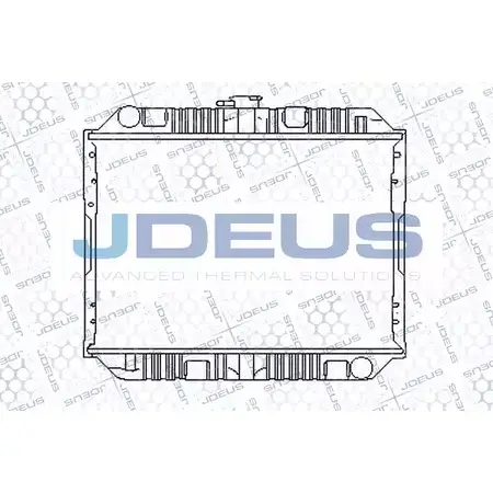 Радиатор охлаждения двигателя JDEUS 019V01 1223993596 8Y TGQ7 R51MY0