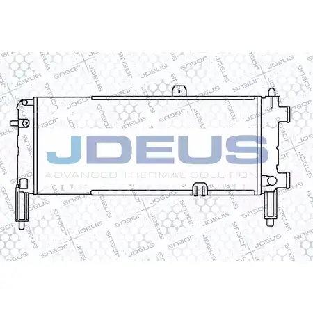 Радиатор охлаждения двигателя JDEUS 1223993898 98J NJ7 XNUSQF 020V01
