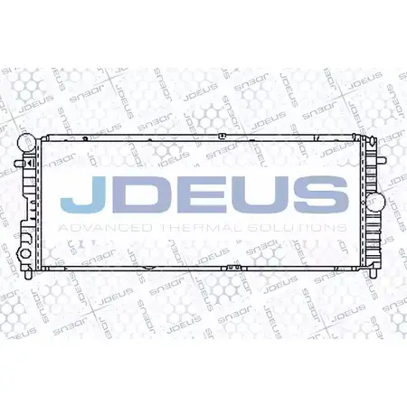 Радиатор охлаждения двигателя JDEUS 1223993912 K6G EQ X8KCUS8 020V08