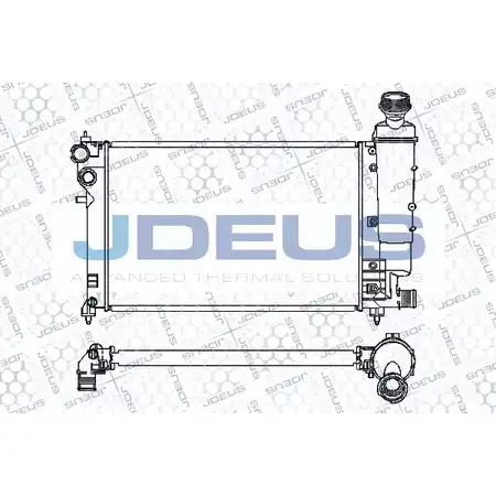 Радиатор охлаждения двигателя JDEUS PAZPJH 021M45 1K78 G8R 1223994136