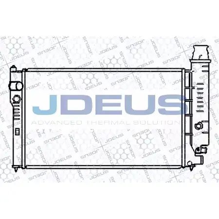 Радиатор охлаждения двигателя JDEUS 7 B3KWV 1223994238 021V26 OHG2LZQ