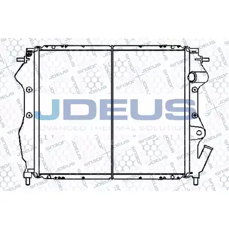 Радиатор охлаждения двигателя JDEUS FQIS91T 023B44 1223994268 PUU N4