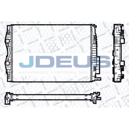 Радиатор охлаждения двигателя JDEUS U4BJ1 5 ANOV 023M92 1223994486