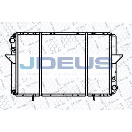 Радиатор охлаждения двигателя JDEUS 63IVZW 023N36 CR2 DT 1223994512